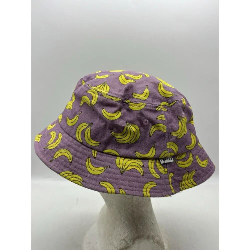 Empyre Purple Banana All Over Print Bucket Hat 100% Cotton Skate Streetwear